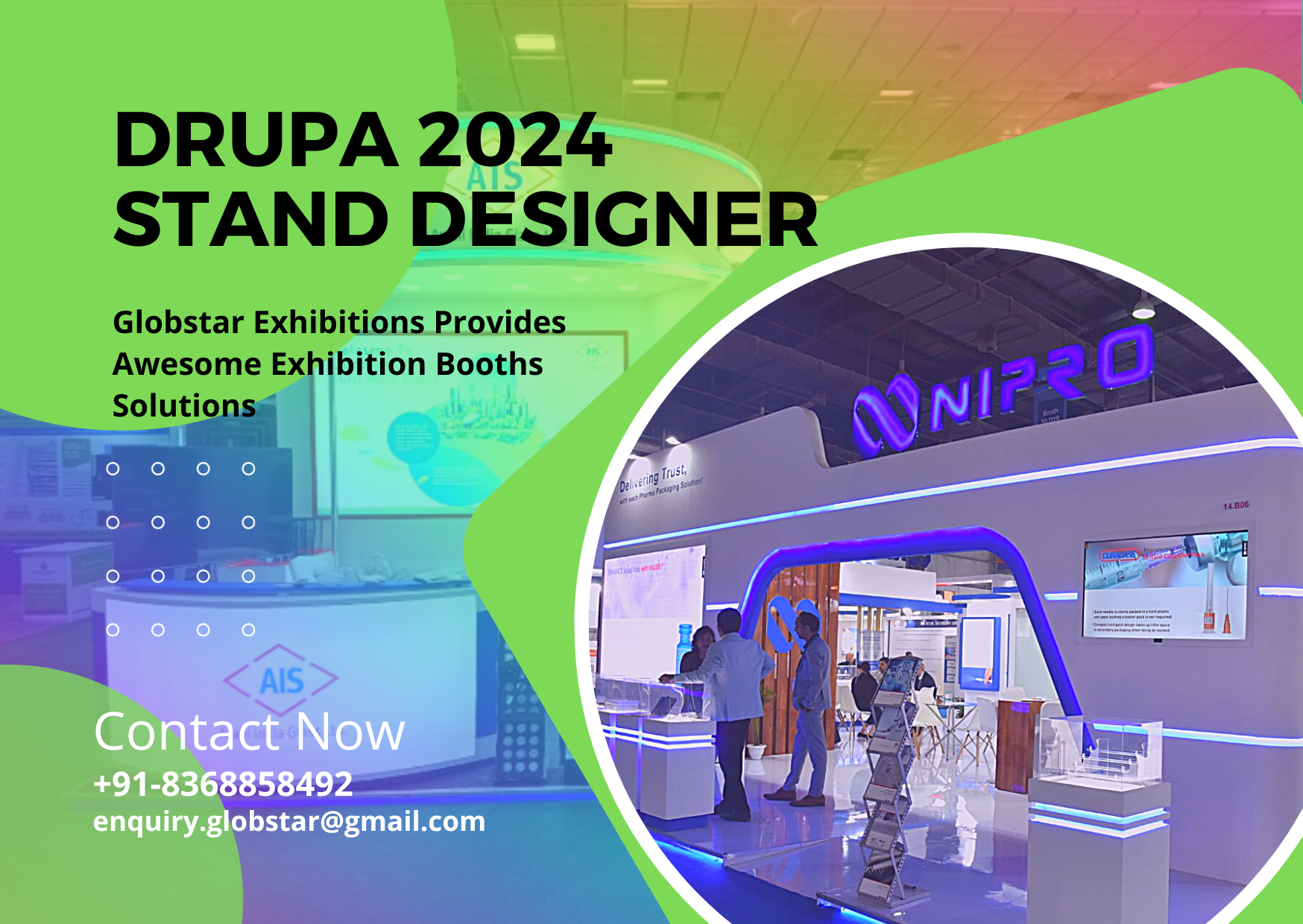 Drupa 2024 Printing and Graphics Industry Exhibition Stand Build